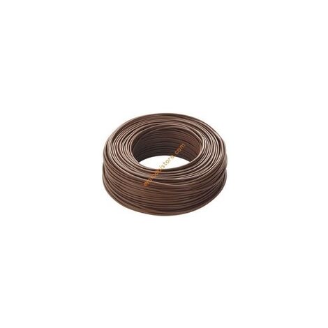 Câble unipolaire ignifugé FS17 1X6mmq Noir 100 Mt écheveau