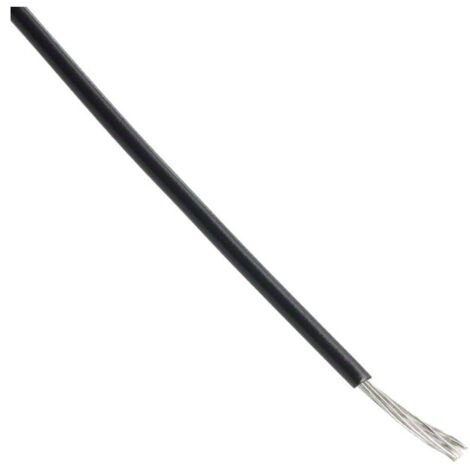 Câble unipolaire PVDF AWG 22 600V noir