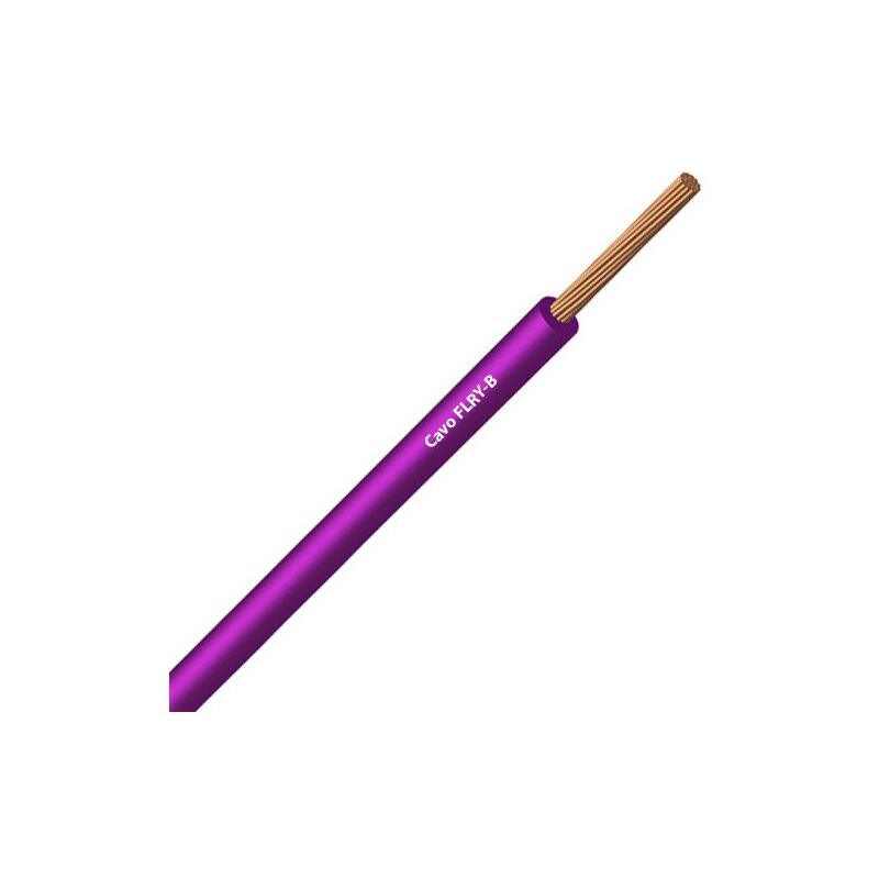

Cable Unipolar FLRY-B ISO 6722 Clase B Sec. 0,35 mmq Violeta