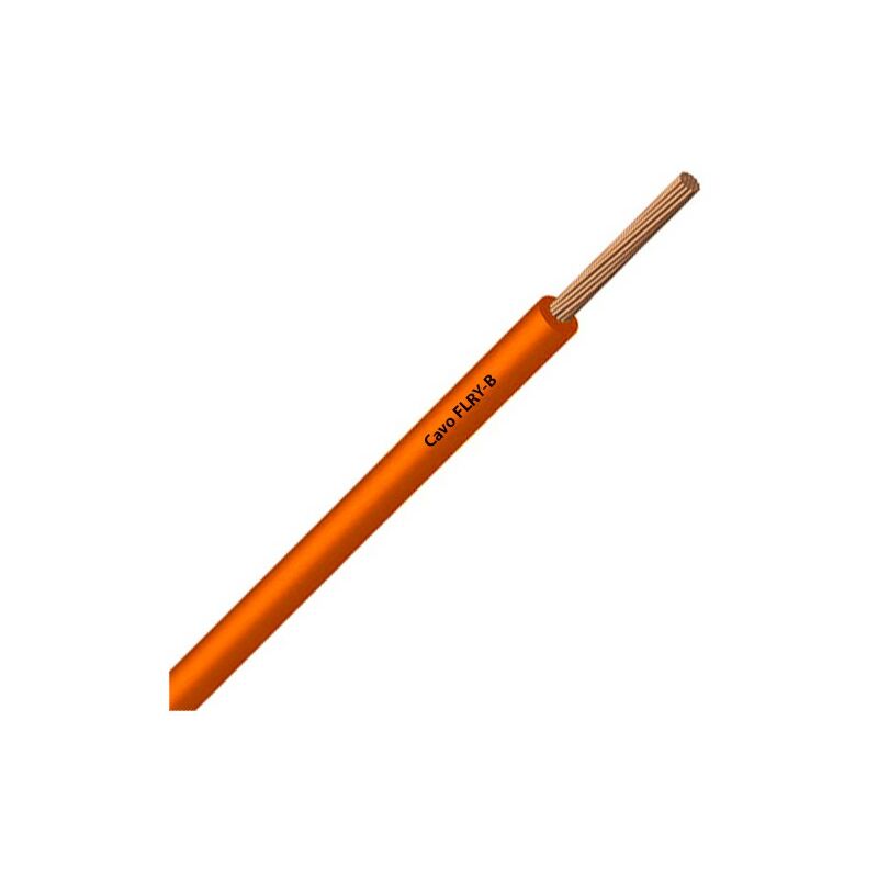 

Cable Unipolar FLRY-B ISO 6722 Clase B Sec. 0,75 mmq Naranja