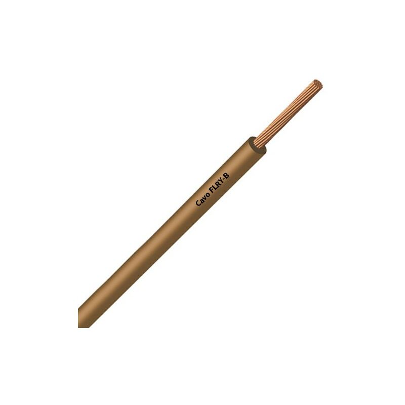 

Cable Unipolar FLRY-B ISO 6722 Clase B Sec. 10 mmq marron