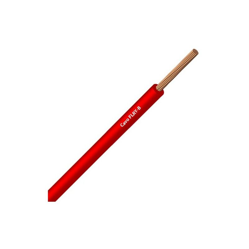 

Cable Unipolar FLRY-B ISO 6722 Clase B Sec. 6,00 mmq Rojo