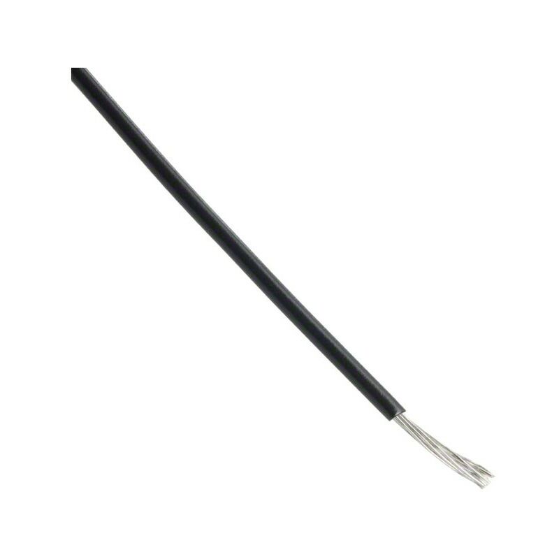 

Cable Unipolar UL Style 1213 AWG 22 Teflon PTFE 600V Negro