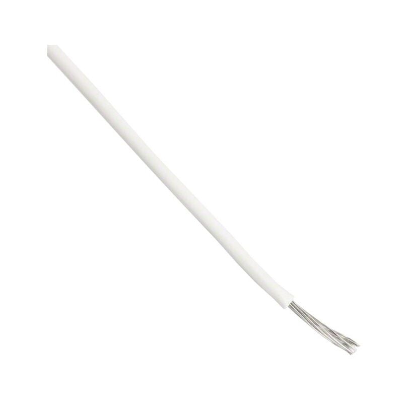 

Cable Unipolar UL Style 1213 AWG 24 Teflon PTFE 600V Blanco