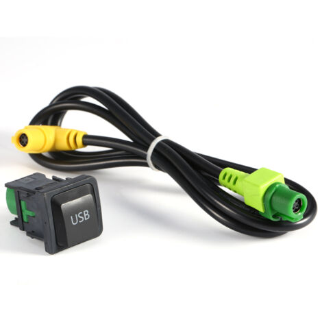 Câble USB 100 cm pour autoradio RCD510 RNS315 VW Golf 5 6 Jetta Sagitar