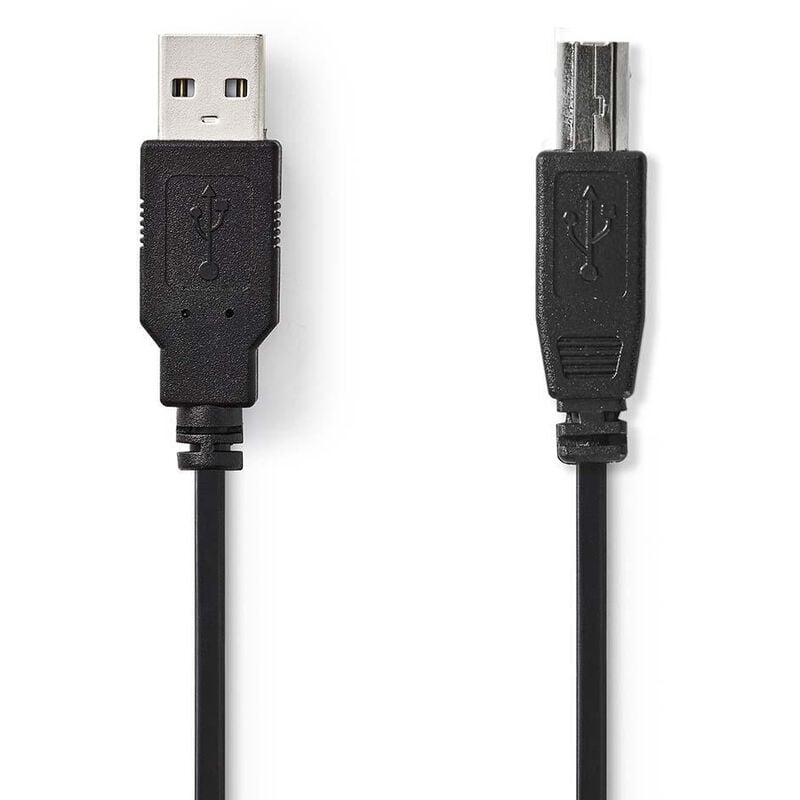 Nedis - Câble usb 2.0 a Mâle - b Mâle 5,0 m Noir