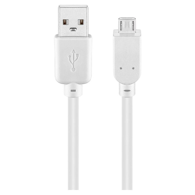 

Cable USB 2.0 A MicroUSB 1,8m BLANCO