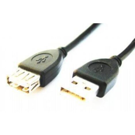 Cable USB 2.0 AA Gembird de 3 m - Cable alargador USB