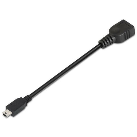 Cable Usb 2.0 Aisens A101-0033/ Usb Mini Macho - Usb Hembra/