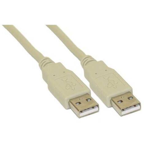 Câble USB 2.0 de panneau Type A male /  male - 2 m