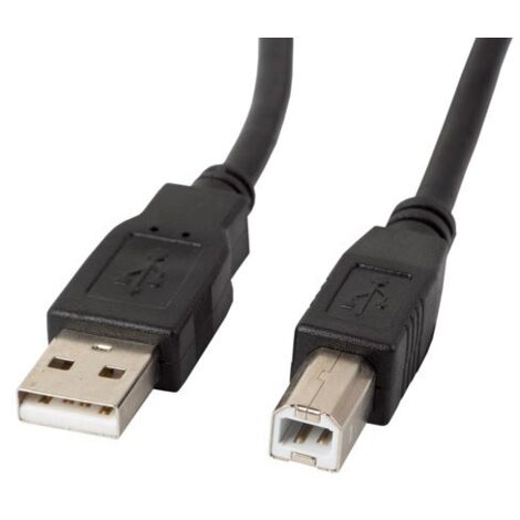 Câble USB 2.0 en ferrite Lanberg AM-BM 1 m Noir