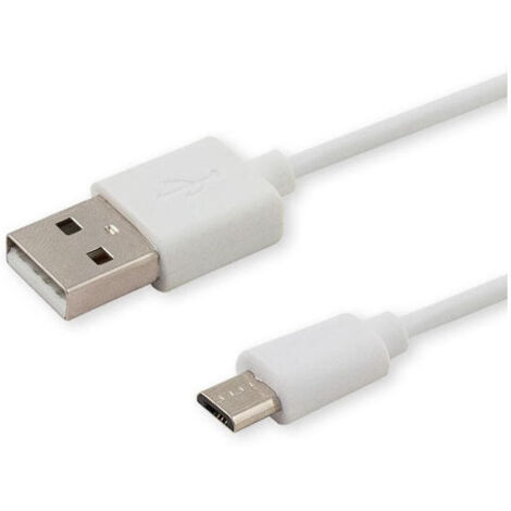 CABLE USB 2.0 - MICRO USB 1M BLANCO SAVIO CL-123