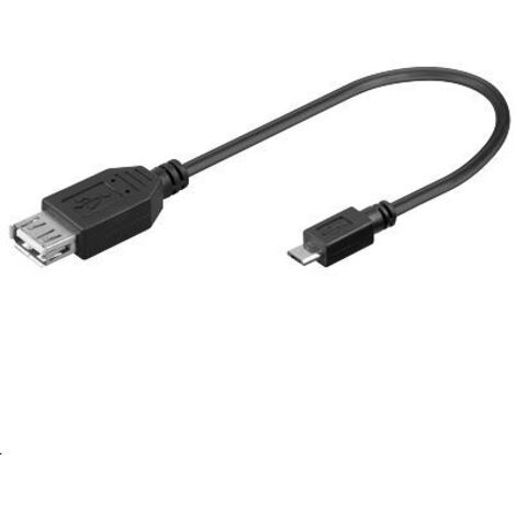 Cable USB 2.0 MicroConnect de 0,2 m