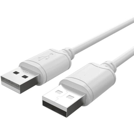 Cable USB 2.0 Nanocable 10.01.0303/ USB Macho - USB Macho/ 2m/ Beige