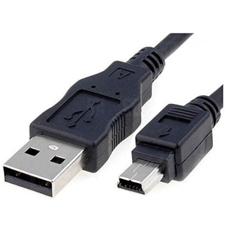 Cable USB 2.0 Nanocable 10.01.0402/ USB Macho - MiniUSB Macho/ 1.8m/ Negro