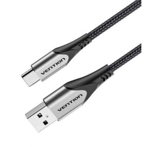 Cable USB 2.0 Tipo-C Vention CODHF/ USB Macho - USB Tipo-C Macho/ 1m/ Gris