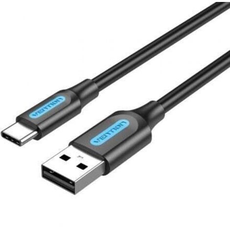 Cable USB 2.0 Tipo-C Vention COKBG/ USB Macho - USB Tipo-C Macho/ 1.5m/ Gris
