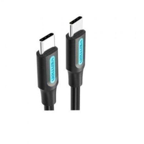 Cable USB 2.0 Tipo-C Vention COSBF/ USB Tipo-C Macho - USB Tipo-C Macho/ 1m/ Negro