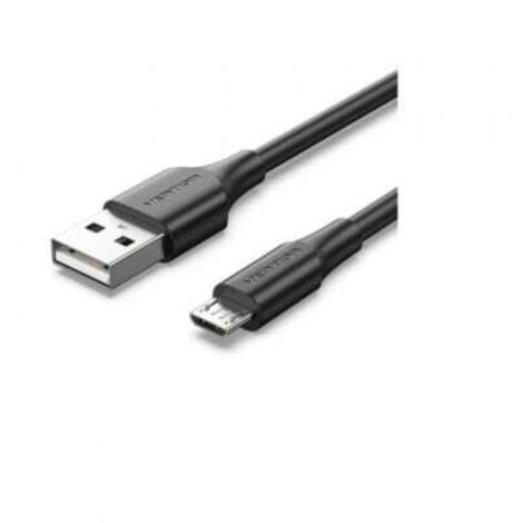 Cable USB 2.0 Vention CTIBC/ USB Macho - MicroUSB Macho/ 25cm/ Negro