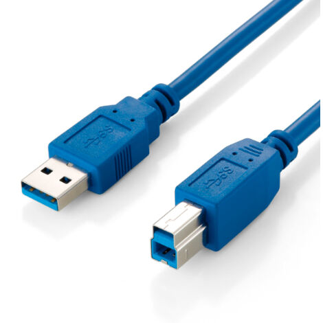 Cable USB 3.0 A a USB B Equip 128291 Azul