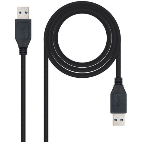 Cable Usb 3.0 A Macho A Usb A Macho Negro 1m 10.01.1001-bk