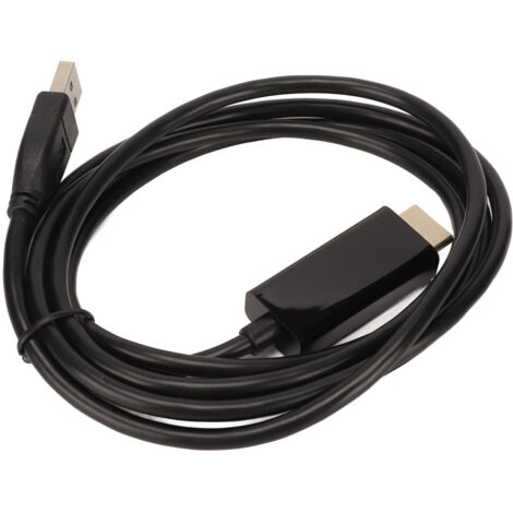 Câble USB 3.0 vers HDMI 1.8m 4K 60Hz pour PC et Mac, Plug & Play