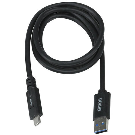 Nanocable - Câble de rallonge USB 3.0 1m connexion a/m-a/h - couleur noir