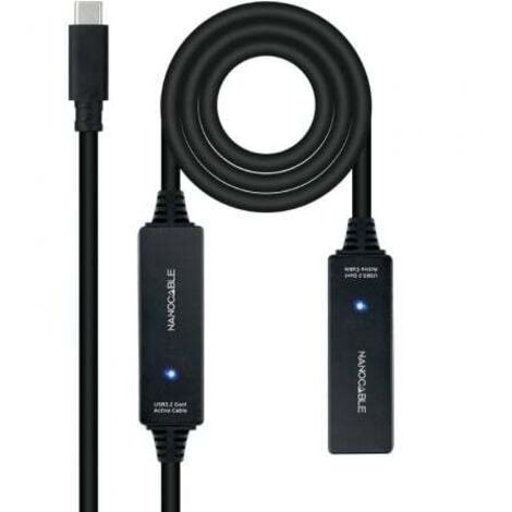 CABLE USB 3.2 PROL C/AMPLIFICADOR TIPO C/M-C/H 10M