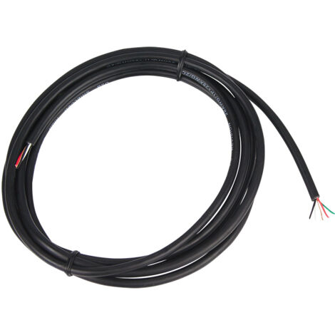 CABLE USB 4C + PANTALLA REDONDA NEGRO