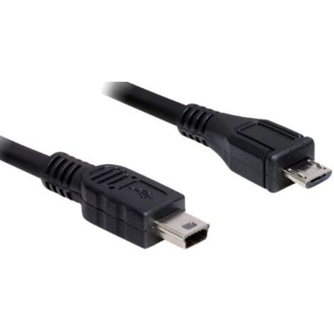 Cable USB A 2.0 a Micro USB B M/ USB mini 5p macho 1 mt