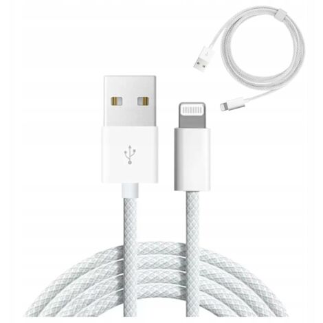 Cable USB-A a Lightning de 2 m Cable trenzado ZC-16