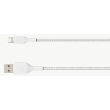 Cable USB a Lightning Belkin CAA002BT1MWH Blanco 1 m
