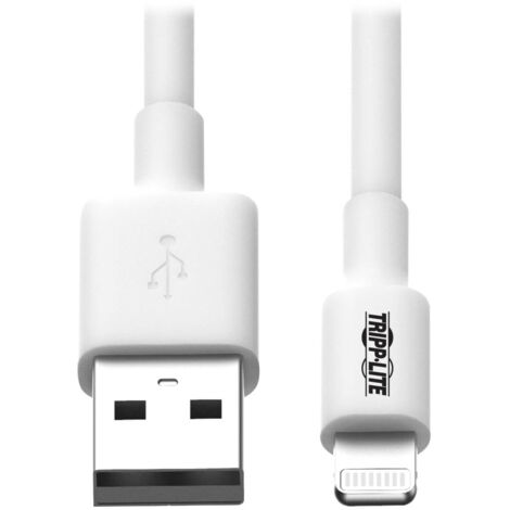 Cable USB a Lightning Eaton M100-003-WH Blanco 1 m