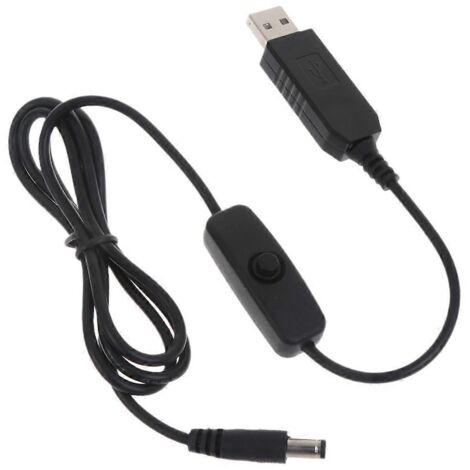 Câble USB Booster de Puissance 5V à 12V DC - Module Convertisseur Step-Up Adaptateur