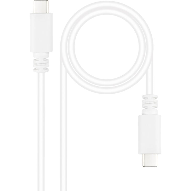 Câble USB-C 2.0 M/M 1m (Blanc)