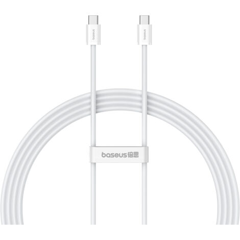 Cable USB-C 30W PD 480Mb/s Serie Superior ll 2m blanco
