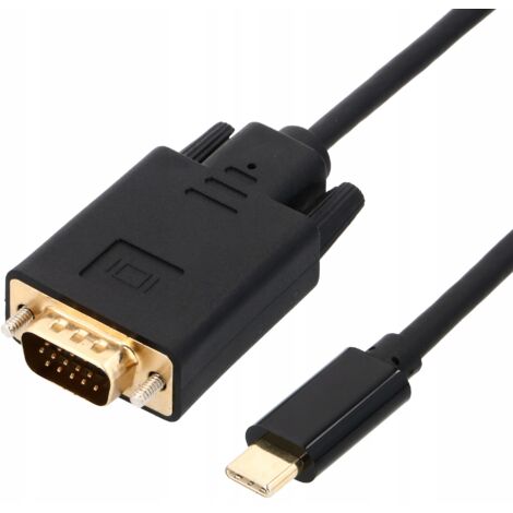 Cable USB C a VGA Adaptador de transición MacBook de 1,8 M