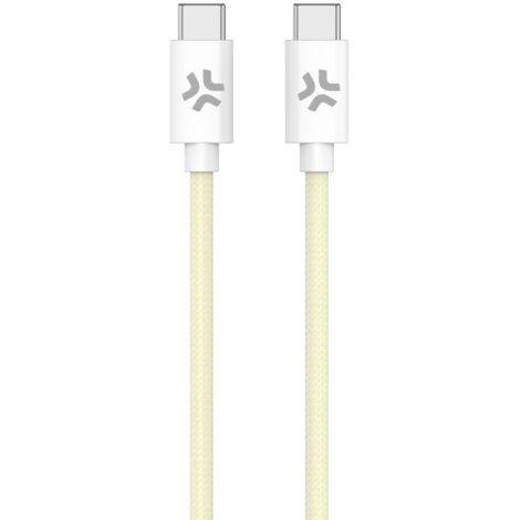 Cable USB-C Celly USBCUSBCCOTTYL Amarillo 1,5 m