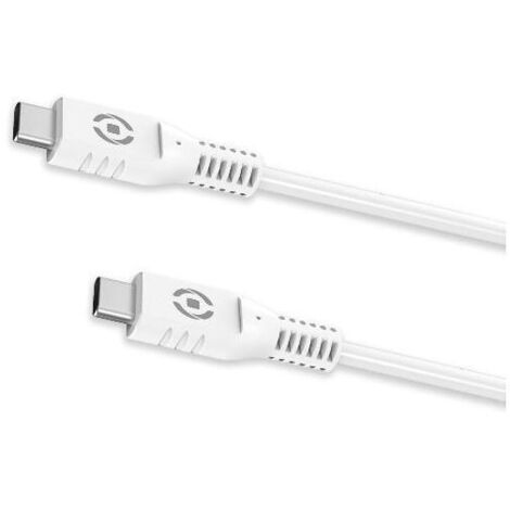 Cable USB C Celly USBCUSBCWH Blanco 1 m