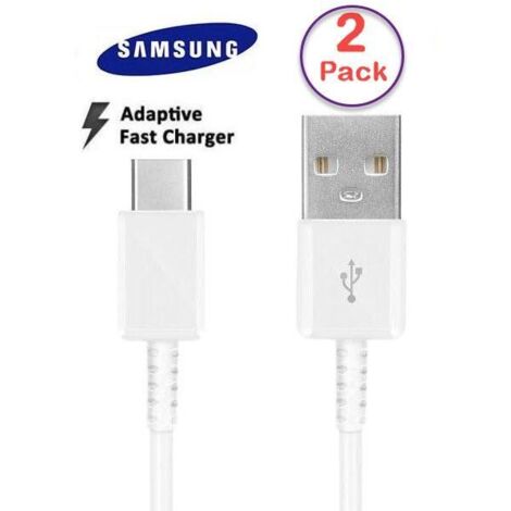 Cable USB-C de 3 m para Samsung Galaxy A71: carga rápida y transferencia de datos. (Blanco, 1,2 m)