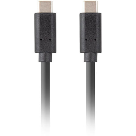 CABLE USB-C LANBERG 3.1 GEN 2 MACHO/MACHO 10GB/S PD100W 1M NEGRO