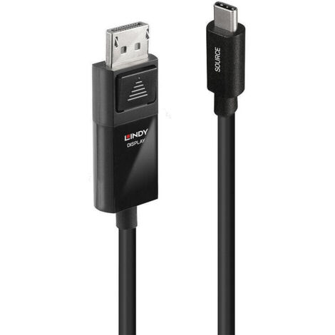 Cable USB-C LINDY 43341 1 m Negro (1 unidad)