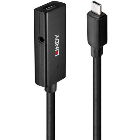 Cable USB-C LINDY 43356 5 m Negro