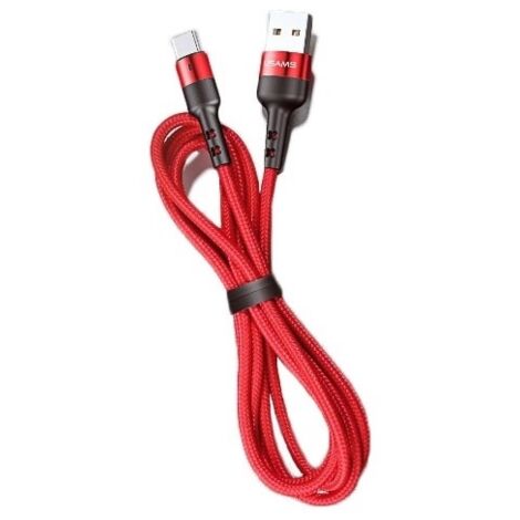 Câble USB-C USAMS 1 m Charge rapide Rouge