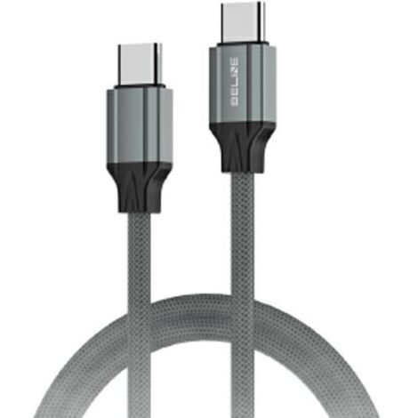 Câble USB-C/USB-C Beline 1 m 65 W Noir