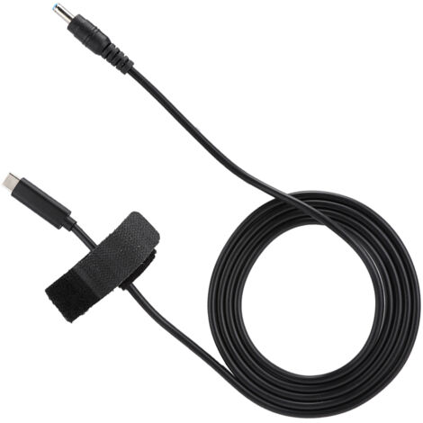 Câble USB-C vers DC 19V 65W avec puce PD, adaptateur 4.5x3.0mm pour chargeur HP, câble d'alimentation rapide