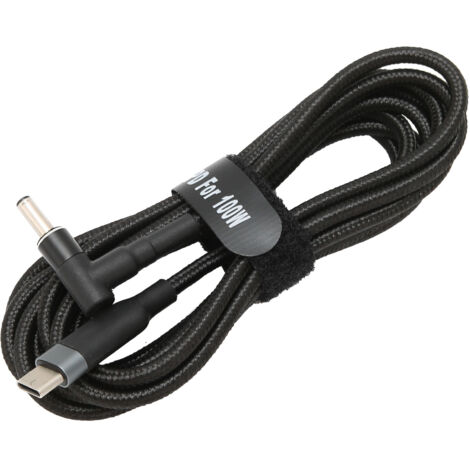 Câble USB-C vers DC 4.0x1.35mm 100W pour ordinateur portable Asus, 2 mètres - JD06112