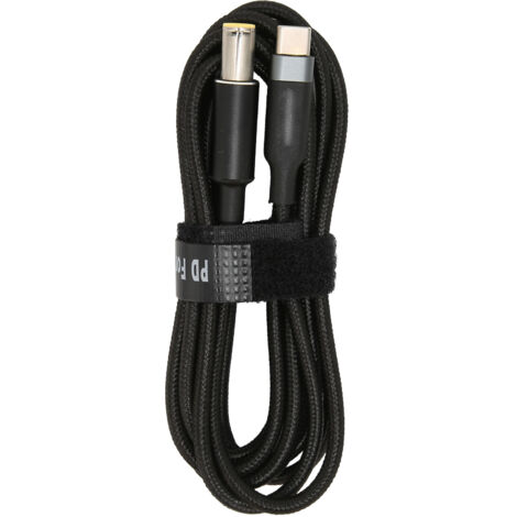 Câble USB-C vers DC Mâle 7.9x5.5mm pour Chargeur PD Ordinateur Portable Lenovo 3 mètres