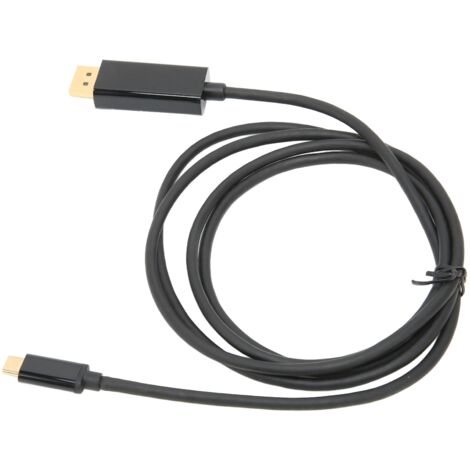 Câble USB-C vers DisplayPort Haute Durabilité Compatible MacBook Pro 2018/2017 et Surface Book 2
