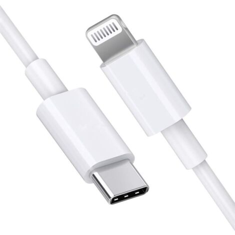 Câble USB C vers Lightning 2 mètres Câble de chargeur rapide de transmission de puissance certifié Apple MFi pour iPhone 12/12 Mini/12 Pro/12 Pro Max/11 Pro/11 Pro Max/X/XS/XR/XS Max/8/8 Plus/ iPad/Ai